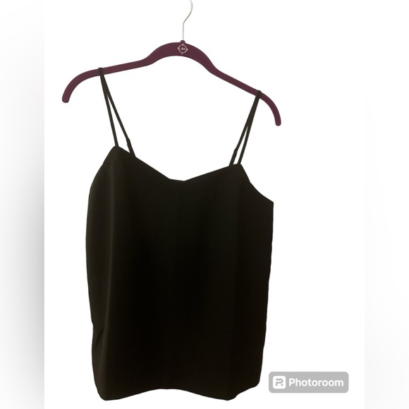 J Crew size 0 black polyester cami fully lined . NWOT - Picture 2 of 6